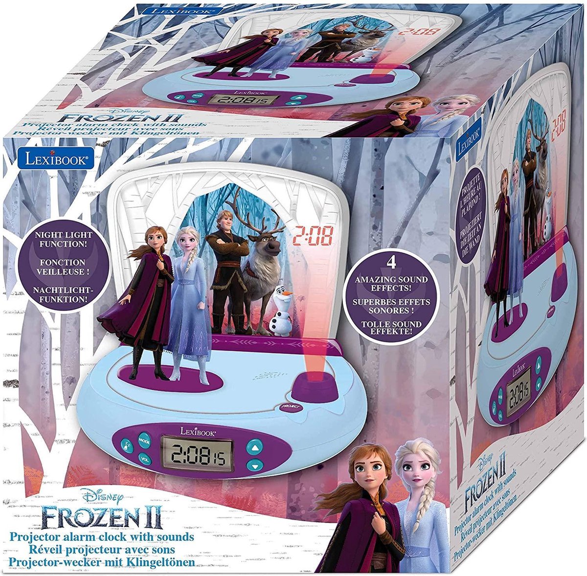 Lexibook Disney Frozen 2 wekkerradio met projectie - Disney speelgoed -  frozen speelgoed | bol.com