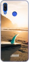 Huawei Nova 3 Hoesje Transparant TPU Case - Sunset Surf #ffffff