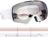 Salomon XT One Sneeuwbril - Verbeterde Fit & Anatomisch Comfort - Maximaal Gezichtsveld - White/Super White