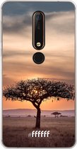 Nokia X6 (2018) Hoesje Transparant TPU Case - Tanzania #ffffff