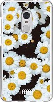 Xiaomi Redmi 5 Hoesje Transparant TPU Case - Daisies #ffffff