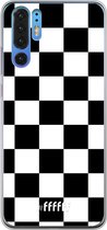 Huawei P30 Pro Hoesje Transparant TPU Case - Checkered Chique #ffffff