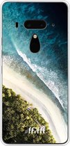 HTC U12+ Hoesje Transparant TPU Case - La Isla #ffffff