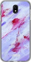 Samsung Galaxy J7 (2017) Hoesje Transparant TPU Case - Abstract Pinks #ffffff