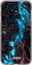 Samsung Galaxy J7 (2017) Hoesje Transparant TPU Case - River Fluid #ffffff