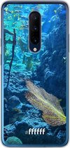 OnePlus 7 Pro Hoesje Transparant TPU Case - Coral Reef #ffffff