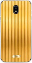 Samsung Galaxy J7 (2018) Hoesje Transparant TPU Case - Bold Gold #ffffff