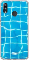 Huawei P20 Lite (2018) Hoesje Transparant TPU Case - Blue Pool #ffffff