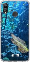 Huawei P20 Lite (2018) Hoesje Transparant TPU Case - Coral Reef #ffffff