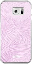 Samsung Galaxy S6 Edge Hoesje Transparant TPU Case - Pink Slink #ffffff
