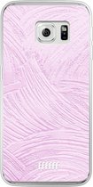 Samsung Galaxy S6 Edge Hoesje Transparant TPU Case - Pink Slink #ffffff