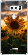 LG V30 (2017) Hoesje Transparant TPU Case - Sunset Sunflower #ffffff