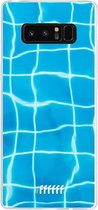 Samsung Galaxy Note 8 Hoesje Transparant TPU Case - Blue Pool #ffffff