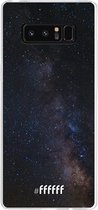 Samsung Galaxy Note 8 Hoesje Transparant TPU Case - Dark Space #ffffff