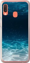 Samsung Galaxy A20e Hoesje Transparant TPU Case - Lets go Diving #ffffff