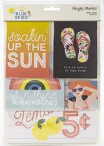 Simple Stories Sunshine & Blue Skies Sn@p! Card Pack 48/Pkg (SBS10627)