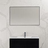 Badkamerspiegel Finn 100x60 cm - Omlijsting Mat Zwart