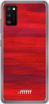 Samsung Galaxy A41 Hoesje Transparant TPU Case - Scarlet Canvas #ffffff