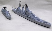 modelbouw, bouwplaat, Hr.Ms kruiser De Ruyter C 801, schaal 1/350