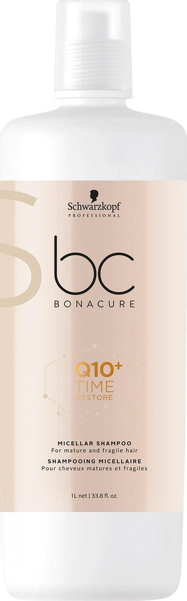 Schwarzkopf Bonacure Q10 Time Restore Shampoo 1000ml - vrouwen - Voor