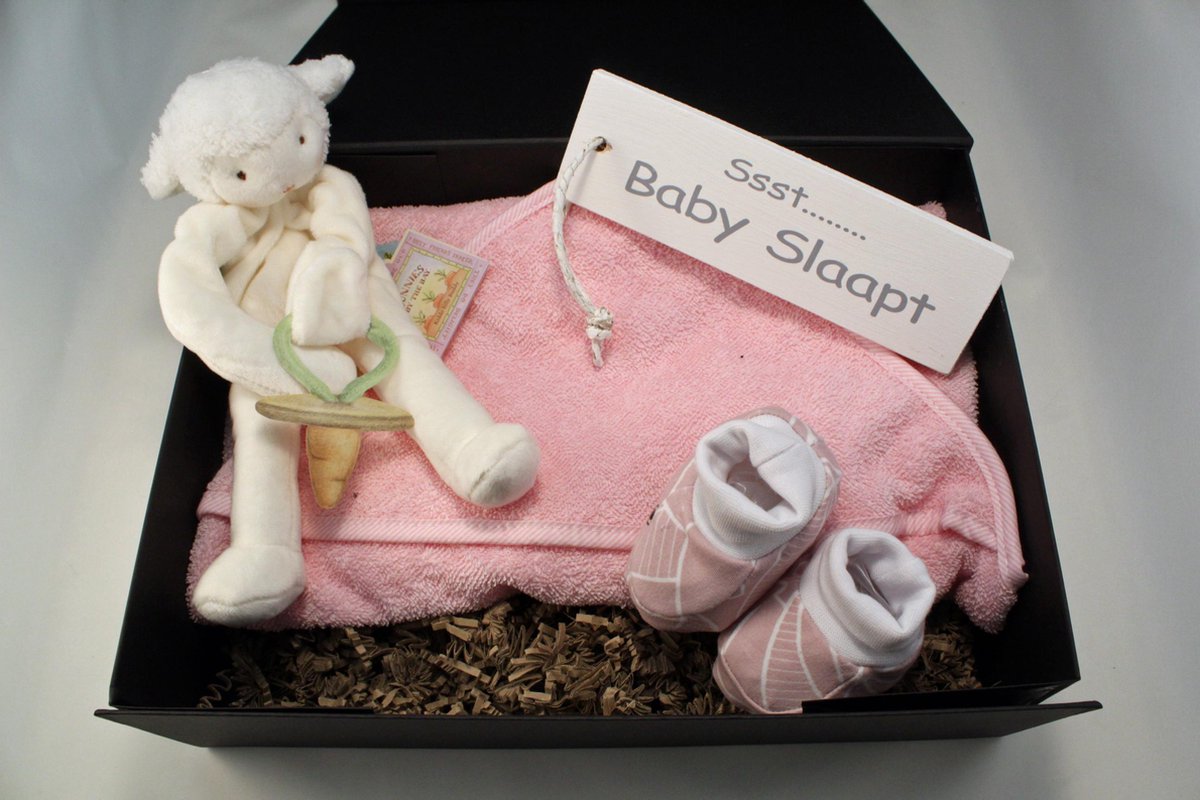 Goedkoopste Baby geschenkset meisje, Giftbox It's a Girl, Cadeau Baby, Cadeau meisje, Cadeau geboorte, Cadeau babyshower, Kraam cadeau, kraammand