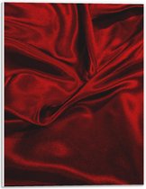 Forex - Rood Fluwelen Deken - 30x40cm Foto op Forex