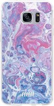 Samsung Galaxy S7 Hoesje Transparant TPU Case - Liquid Amethyst #ffffff