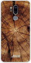 LG G7 ThinQ Hoesje Transparant TPU Case - Tree Rings #ffffff