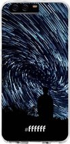 Huawei P10 Hoesje Transparant TPU Case - Starry Circles #ffffff