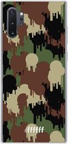 Samsung Galaxy Note 10 Plus Hoesje Transparant TPU Case - Graffiti Camouflage #ffffff