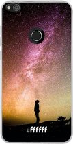 Huawei P8 Lite (2017) Hoesje Transparant TPU Case - Watching the Stars #ffffff