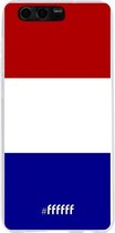 Honor 9 Hoesje Transparant TPU Case - Nederlandse vlag #ffffff