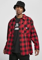 Southpole - Check Flannel Overhemd - XL - Rood/Zwart