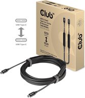 CLUB3D USB 3.2 Gen2 Type C naar C Actieve Bi-directionele Kabel 8K60Hz (alt modus) M/M 5m/16.4ft