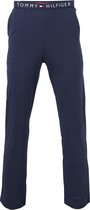 Tommy Hilfiger heren lounge broek - lange broek dun - blauw -  Maat: M