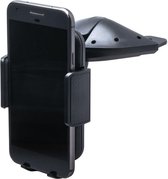 Shop4 - iPhone 12 Pro Autohouder Verstelbare CD Houder met Klem Zwart