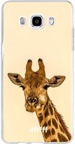 Samsung Galaxy J5 (2016) Hoesje Transparant TPU Case - Giraffe #ffffff