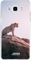 Samsung Galaxy J5 (2016) Hoesje Transparant TPU Case - Leopard #ffffff