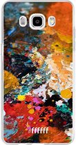 Samsung Galaxy J5 (2016) Hoesje Transparant TPU Case - Colourful Palette #ffffff