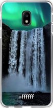 Samsung Galaxy J3 (2017) Hoesje Transparant TPU Case - Waterfall Polar Lights #ffffff