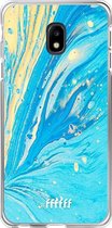 Samsung Galaxy J3 (2017) Hoesje Transparant TPU Case - Endless Azure #ffffff
