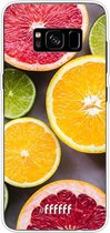 Samsung Galaxy S8 Plus Hoesje Transparant TPU Case - Citrus Fruit #ffffff