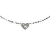 Ketting hart - Stainless steel - Gold plated - Schattige hartjes ketting