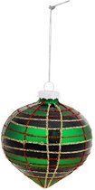 Oneiro's luxe kerstbal DRIP Multi – ø80 mm- kerstbal - luxe verpakking – kerstcollectie – kerstdecoratie – kerstboomhanger – kerstversiering