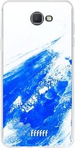 Samsung Galaxy J5 Prime (2017) Hoesje Transparant TPU Case - Blue Brush Stroke #ffffff