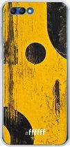 Honor 10 Hoesje Transparant TPU Case - Black And Yellow #ffffff