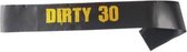 Dirty 30 sjerp (zwart) | Feest - Verjaardag