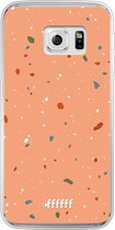 Samsung Galaxy S6 Edge Hoesje Transparant TPU Case - Terrazzo N°10 #ffffff