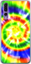 Huawei P30 Hoesje Transparant TPU Case - Hippie Tie Dye #ffffff