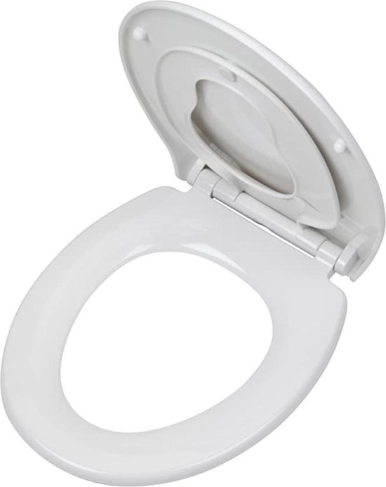 Opknappen Ontaarden hypotheek Luxe Duroplast WC-Bril met Kinderbril - Duroplast - Toiletbril - Makkelijk  Ontkoppelen... | bol.com